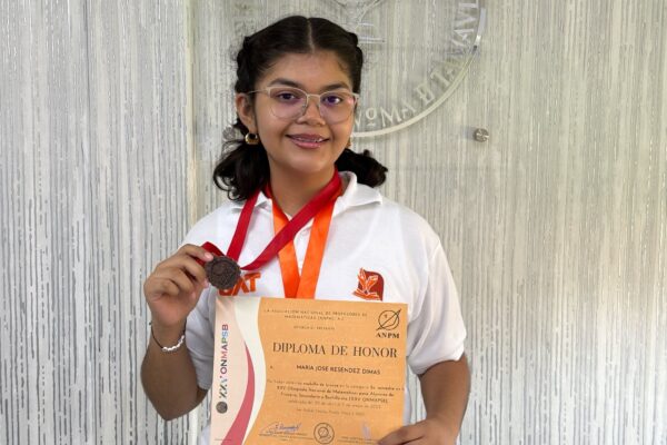 Destaca estudiante de la UAT en Olimpiada Nacional de Matemáticas